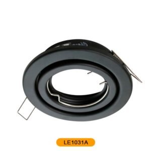 LE1031A Lámpara ojo de buey móvil negro para cielo falso