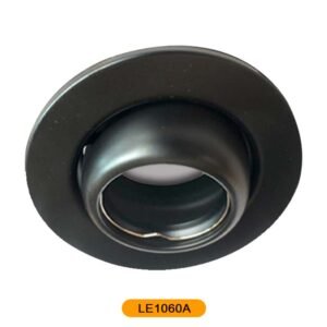 LE1060A Lámpara ojo de buey para caja octagonal negra