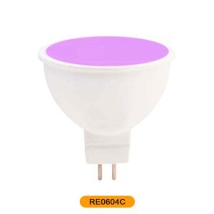 RE0604C Reflector MR16 5w morado opaco