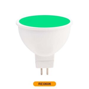 RE0606 Reflector MR16 5w verde opaco