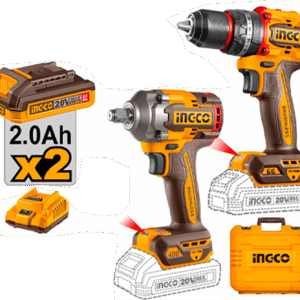 HE0619 Barreno + Pistola de Impacto Kit