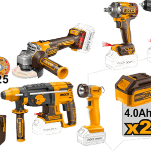 HE3340B Kit 5 Herramientas Inalámbricas