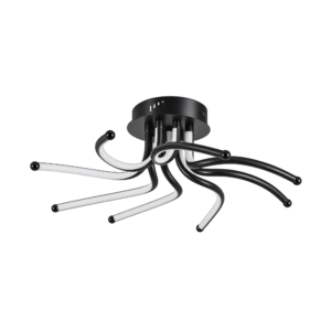 LT2107 LÁMPARA DE TECHO NEGRA BRAZOS