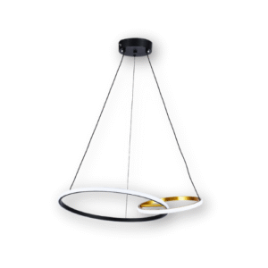 LC0607 LÁMPARA COLGANTE LED 2 AROS 3 TONOS DE LUZ