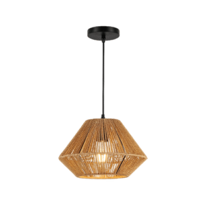 LC2925 LÁMPARA COLGANTE MARRON 1 LUZ