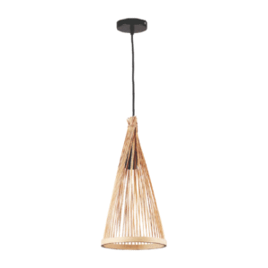 LC2935 LÁMPARA COLGANTE MADERA 1 LUZ