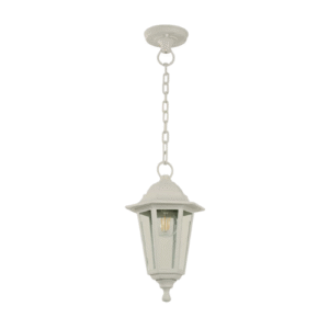 LC3811 FAROL COLGANTE BLANCO HEXAGONO