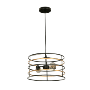 LC4603 Lámpara colgante 2 luces espiral