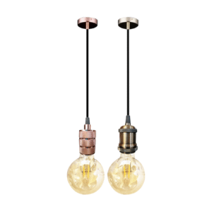 LC4806 LAMP COLG SOCKET ROSA BSE27RS JACH