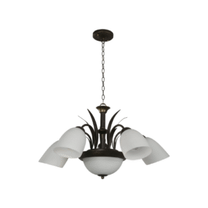 LC4807 LÁMPARA COLGANTE BRONCE 7 LUCES E27