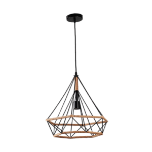 LC4906 Lámpara colgante 1 luz lazo, rombo