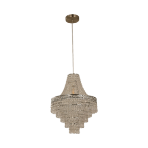 LC5007 LÁMPARA COLGANTE NÍQUEL SATINADO 1 LUZ