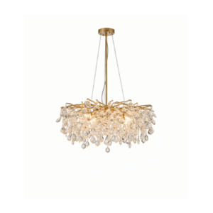 LC5692 LÁMPARA COLGANTE CRISTAL RAMAS 8 LUCES