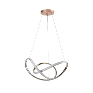 LC5707 LÁMPARA COLGANTE LED 28W NEGRO, LUZ CÁLIDA