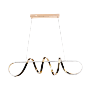 LC5737 LÁMPARA COLGANTE LED 142W DORADA, 3 TONOS DE LUZ