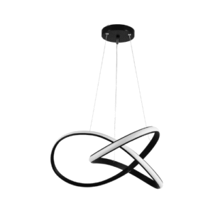 LC5768 LAMPARA COLGANTE LED 48W NEGRA 3 TONOS DE LUZ