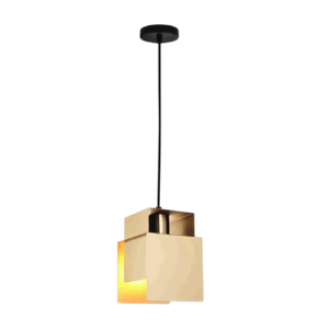 LC5824 LÁMPARA COLGANTE DORADA 1 LUZ