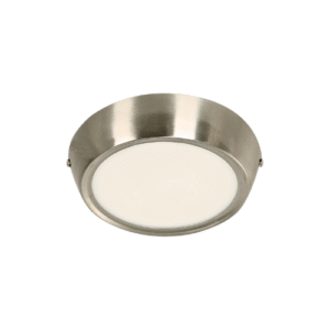 LT0208B LÁMPARA DE TECHO LED 12W 7" NÍQUEL SATINADO, 3 TONOS DE LUZ