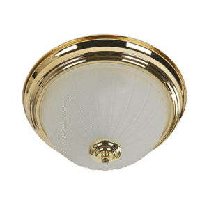 LT0304 LÁMPARA DE TECHO BRONCE PULIDO 2 LUCES