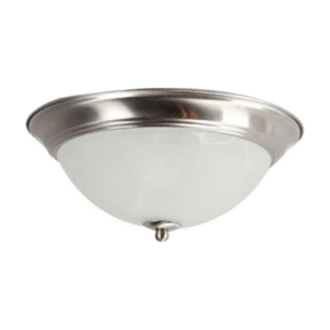 LT0312 LÁMPARA TECHO NIQUEL SATINADO 2 LUCES