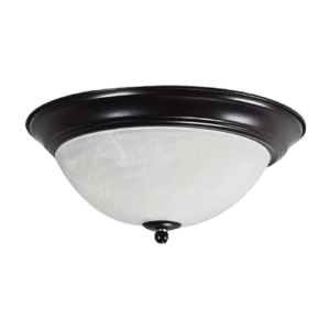 LT0317 LÁMPARA DE TECHO CHOCOLATE 2 LUCES 12"