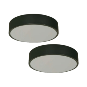 LT1426 LÁMPARA DE TECHO LED 12W NEGRA, LUZ, BLANCA