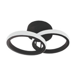 LT1510 LÁMPARA DE TECHO LED 18" 2 CIRCULOS, LUZ CÁLIDA