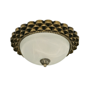 LT3007 LÁMPARA DE TECHO BRONCE ANTIGUO 2 LUCES 13”