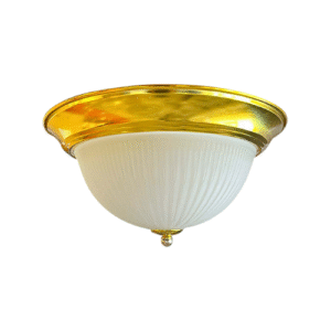 LT3024 LÁMPARA DE TECHO DORADO 11” 2 LUCES