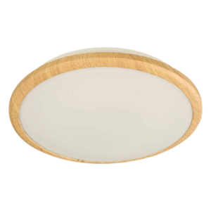 LT3622 LÁMPARA DE TECHO LED MADERA CLARA, REDONDA 20W, 3 TONOS DE LUZ