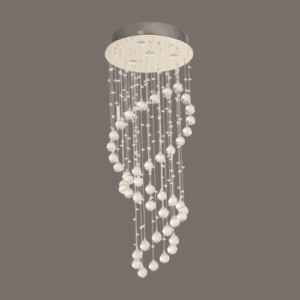 LT4409 LÁMPARA COLGANTE CROMADO 4 LUCES GU10