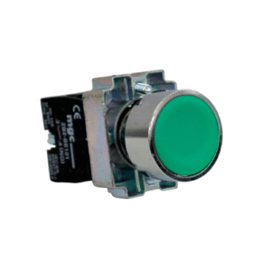 BA1531 BOTON PULSADOR VERDE 1NO
