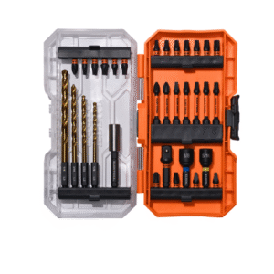 HE0827 SET DE BROCA Y ATORNILLADOR, 32 PIEZAS