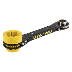 HE1739C LLAVE DE LINIERO CON MATRACA 6 EN 1