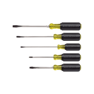 HE1950A JUEGO DE DESARMADORES DE PUNTA RANURADA Y PHILLIPS DE 5 PIEZAS