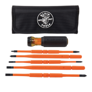 HE2015 JUEGO DE DESARMADORES INTERCAMBIABLES CON AISLAMIENTO 8 EN 1