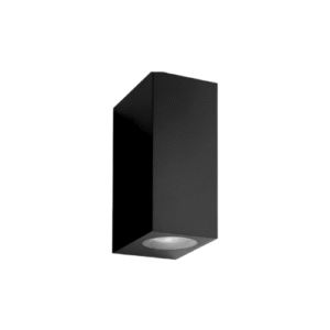 LP1706 LÁMPARA DE PARED EXTE- RIOR NEGRA 2 LUCES GU10