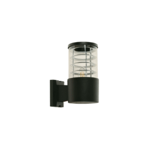 LP3210 LÁMPARA DE PARED TUBULAR BLACK + CRISTAL, 1 LUZ