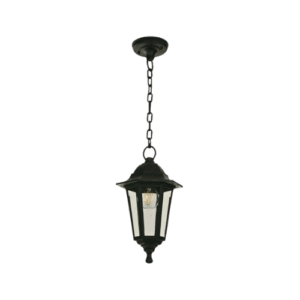 LP3307 FAROL COLGANTE NEGRO HEXAGONO