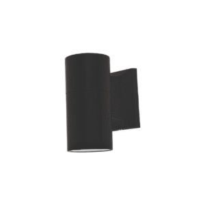 LP4305 LÁMPARA DE PARED TUBULAR NEGRA 1 LUZ GU10