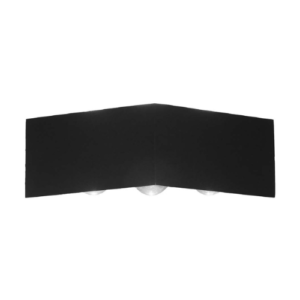 LP5307 LÁMPARA DE PARED LED 6W BLACK, LUZ CÁLIDA