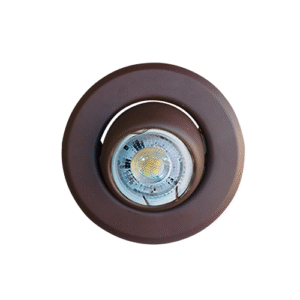 LE1069 OJO DE BUEY COMPLETO PARA CAJA OCTAGONAL MARRON