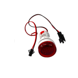 AM0209 AMPERIMETRO TIPO LUZ PILOTO ROJO 0-100A