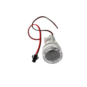 AM0211 AMPERIMETRO TIPO LUZ PILOTO BLANCA 0-100A