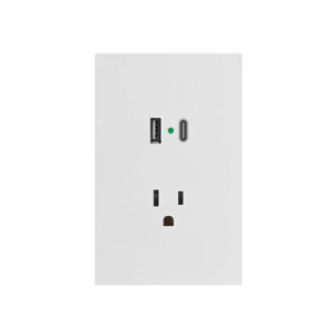 AR1452 TOMACORRIENTE + USB + TIPO C BLANCO PREMIUM