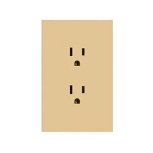 AR1470 TOMACORRIENTE DOBLE DORADO PREMIUM