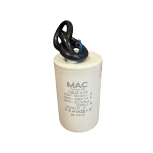 CP0323C CAPACITOR DE MARCHA 100UF 220VAC BLANCO