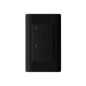 IN2023 INTERRUPTOR DOBLE 3 VÍAS NEGRO STANDARD