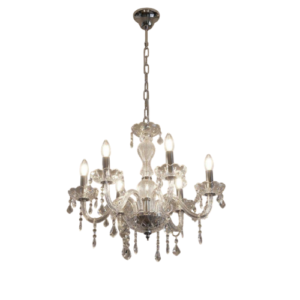 LC0805 LÁMPARA COLGANTE CRISTAL 6 LUCES