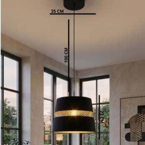 LC3960 LÁMPARA COLGANTE LED 18W LUZ AMARILLA